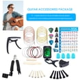 thumbnail image 4 of Kit de accesorios para guitarra Ndcxsfigh púas de guitarra protectores de dedos soporte para púas de cuerdas de guitarra, 4 of 7