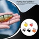 thumbnail image 3 of Caja de señuelos de pesca Eigraketly 2 uds organizador de suministros portátil negro, 3 of 6
