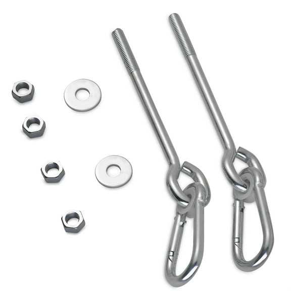 Machrus Swingan 6.5" Screw Swing Hanger With 4" Snap Hook - Set of 2