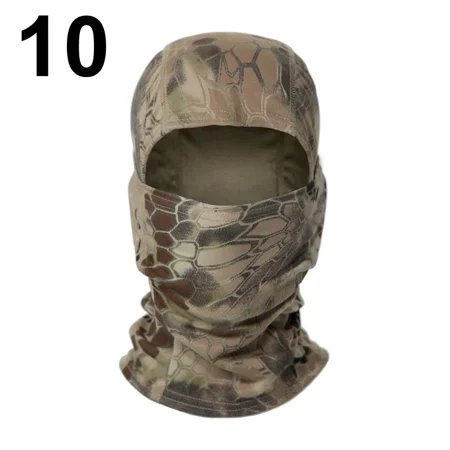 Camouflage Balaclava Full Face Mask Ski Bike Cycling Hunting Head Cover Scarf Cap Balaclava Men 10 Python Wasteland