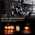 thumbnail image 3 of 8mm Mini Motorcycle LED Turn Signal Lights Amber Flashing Light Blinker Turn Signal Lamp 12V Moto Indicator Lamp Accessories, 3 of 6