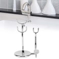 thumbnail image 3 of Convenient Shaving Kit Stand Electroplating Metal Manual  Stand Fashionable for Professional Manual  Brush Stand Hair Cutting Tools Personal Use, 3 of 7