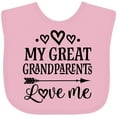 thumbnail image 3 of Inktastic My Great Grandparents Love Me Boys or Girls Baby Bib, 3 of 4