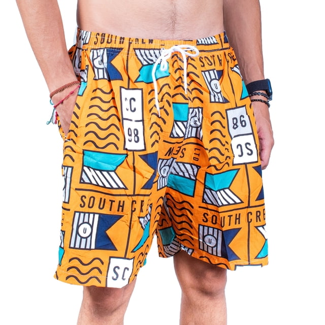 Short De Baño Estampado. Bañador Para Hombre