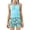Blue, variant on Big Girl Period Swimsuits Two Piece Tankini Swimsuit Ruched Tie Straps Swim Shorts Bathing Suits Quick Dry Cut Out Swimwear Size 9-10T