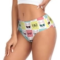 thumbnail image 2 of Fotbe Cute French Bulldog Calzones Estampados para Mujer – Ropa Interior de Algodón, Cómoda, Suave y Elástica-XX-Large, 2 of 6