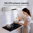 thumbnail image 3 of Aobosi 36 inch Range Hood Under Cabinet 800CFM CFM with 3-Speed Gesture Sensing & Touch Control, Stainless Steel Kitchen Stove Vent Hoods with 2 LED Lights, Time Setting, 3 of 12