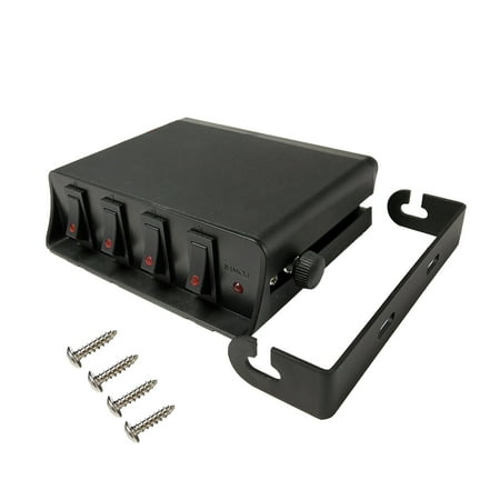 40-Amp On/Off Switch Box Controller 20A Rocker Switches 12AWG Input ...