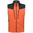 thumbnail image 2 of Little Donkey Andy Men's Fleece Lined Outdoor Vest Lightweight Windproof Warm Sleeveless Jacket for Hiking Trekking Travel Golf Vibrant Orange L, 2 of 6