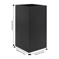 thumbnail image 6 of Heavy Duty Planter Box for Outdoor Plants Tall Metal Planter Box Black 16*16*30 inches, 6 of 17