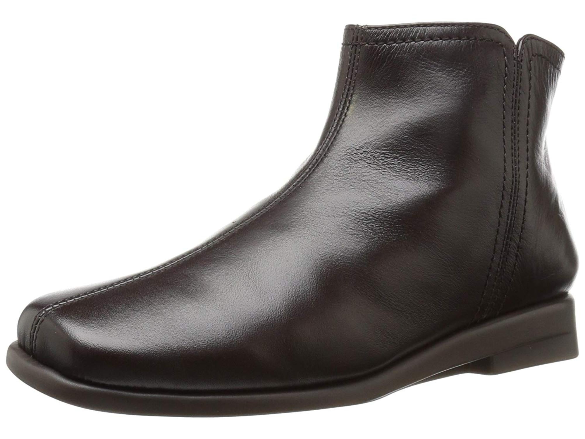 Aerosoles Women's Double Trouble 2 Ankle Boot, Dark Brown Leather, 6 ...
