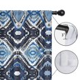 thumbnail image 4 of Blackout Kids Curtains,Blue Geometric Pattern Childrens Insulated Curtains Set Of 2,Bedroom Essentials,Toddler Room Decor 42x84in(106x213cm), 4 of 5