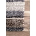 thumbnail image 4 of nuLOOM Tapis Classie Shag Touffeté à la Main, 6' x 9', Beige Multi, 4 of 4