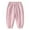 Pink, variant on Gfyviroh 3-10 Y Toddler Kids Cotton Pants Little Girls Pleated Cuffed Pants with Pockets Soft Elastic Waist Sport Pants