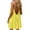 Yellow, variant on YuXingFu Midi Dresses for Women Mini Halter Plus Size Womens Dress Sleeveless Solid Color Casual Summer White S