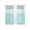 Teal, variant on Black Red Sheer Curtains 96 Inch Length 2 Panels Set, Garden Floral Stripe Aesthetic Flower Boho Voile Window Treatment Semi Sheer Long Curtains Drapes for Bedroom/Living Room/Kitchen 52"x96"x2