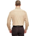 thumbnail image 3 of 8960C UltraClub Men's Cypress Long-Sleeve Twill Pocket Khaki 2XL, 3 of 3