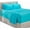 Beach Blue, variant on Extra Deep Pocket Sheets - Fits Mattress 18-24 Inches Deep - Extra Deep Pocket Split King Size Sets - 7 Piece Split King Size - White