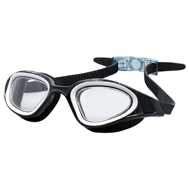 Gafas de natación Gafas de natación Gafas de natación para adultos de alta definición, impermeables, antivaho y con montura grande