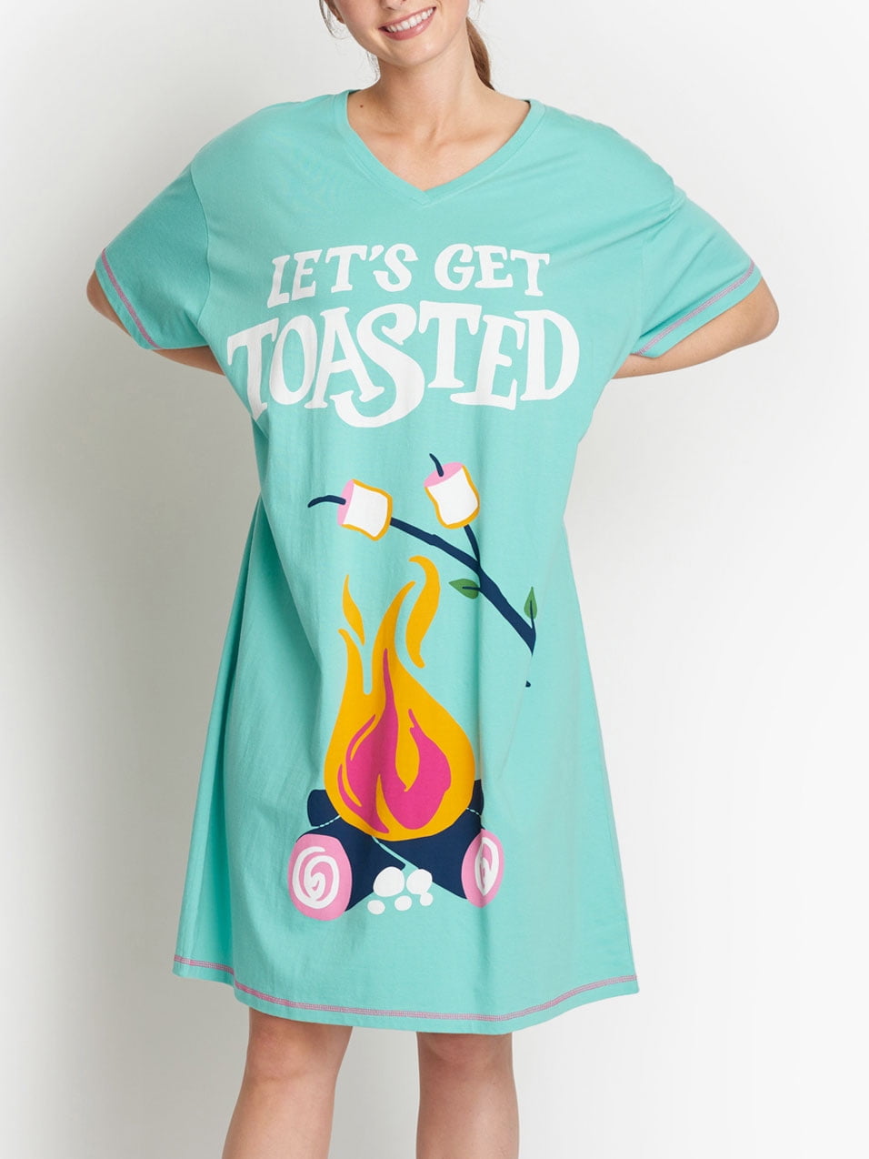Toasted Pajama Sleepshirt, Mint 