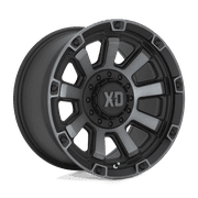 Xd Xd852 Gauntlet 20X9 8X165.1 0Et 124.2Cb Satin Black With Gray Tint Wheel