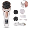 thumbnail image 1 of Electric Foot Callus Remover Kit, Rechargeable Pedicure Tools Foot Care Feet File With 3 Heads,2 Speed,battery Display Compatible Remove Cracked Heels, 1 of 5