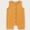 Yellow, variant on NAISIBABY Toddler Boys Girls Romper, Sleeveless Button Up Cotton Soft Summer Breathable One-Piece Bodysuit Yellow 12-18Months