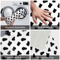 thumbnail image 2 of Black White Cow Print Door Mat for Indoor, Welcome Door Mats Front Entrance Rug, Non-Slip Bathroom kitchen Rugs for Inside Floor, Small Rug Dog Door Mat 20X31.5 Inch, 2 of 5