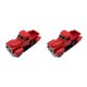 thumbnail image 2 of Advancent Christmas Classic Red Pickup Truck w/Tree Top Table Ornament Home for Xmas estilo A 2Conjunto, 2 of 6