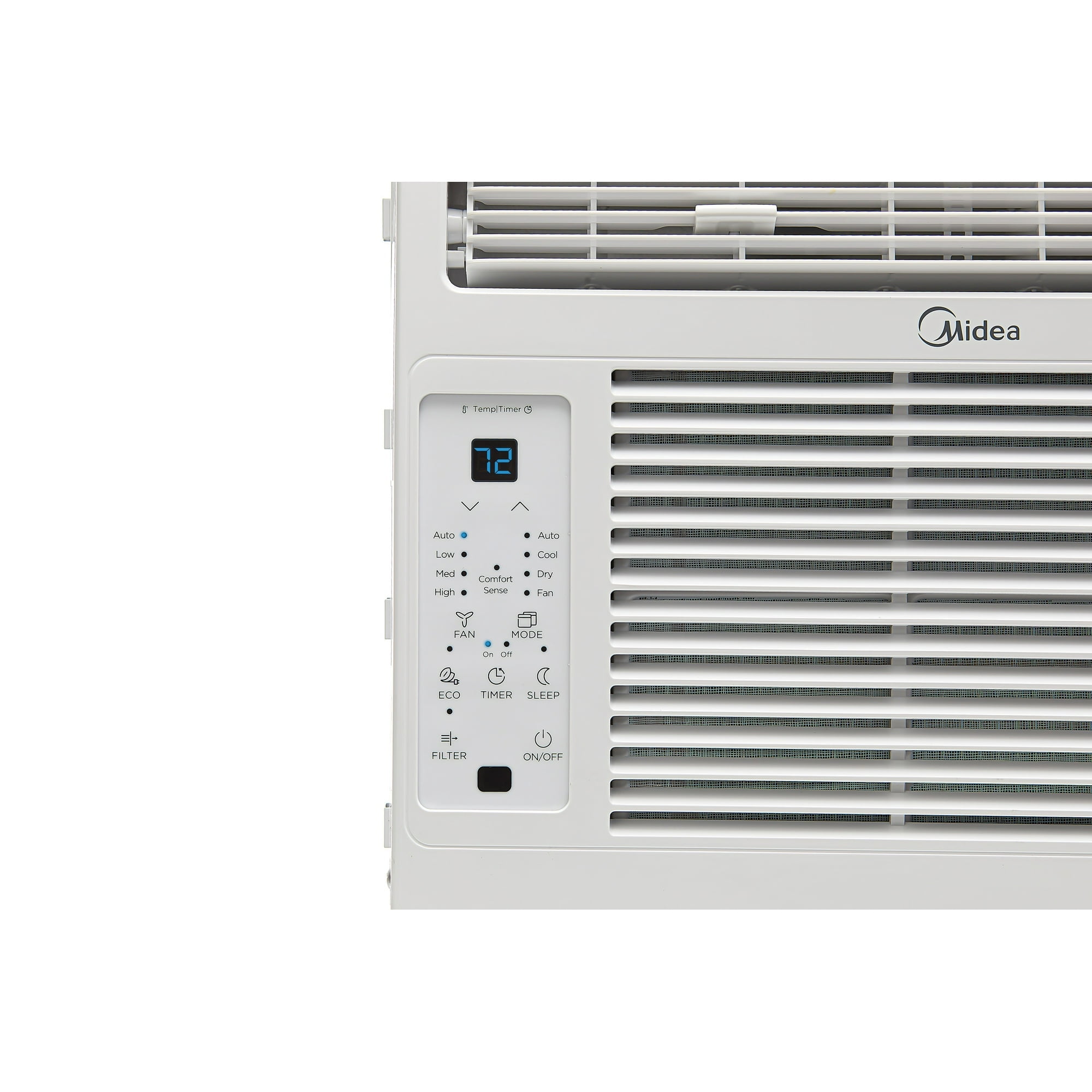 Restored Midea 5,000 BTU 150 Sq ft Window Air Conditioner with Remote, White, RMW05RWW, (Refurbished)