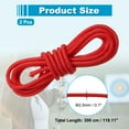 thumbnail image 2 of Uxcell Archery D Loop Rope String Nocking Loop Rope Serving Thread Release Material Red, 2 of 7