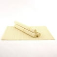 thumbnail image 5 of BambooMN Bamboo Placemat/Sushi Rolling Mat - 18.75" x 13" - Natural, 4 Pcs, 5 of 5