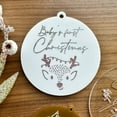 thumbnail image 5 of My First Christmas Bauble | Newborn Ornament | Baby Keepsake | Baby Christmas Ornament, Baby's first Christmas, My First Christmas plaque, 5 of 6