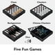 thumbnail image 3 of Set de juego de mesa Mainstreet Classics Broadway Combo 5 en 1, 3 of 9
