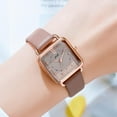 thumbnail image 4 of Women Wrist Watch - Ultra-Thin Elegant Simple Square Large Dial Women's Belt Quartz Waterproof Watch 30M Waterproof Analog Watches for Students Ladies, 4 of 7