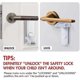 thumbnail image 5 of Childproof Door Lever Lock, Baby Safety Door Handle Lock, Easy To Install And Use 3m Vhb Adhesive, 5 of 5