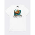 thumbnail image 2 of Working Late - Soft Cotton Graphic Print Tee - Sarcastic Unisex Graphic T-Shirt for Relaxed Humor Lovers, 2 of 9