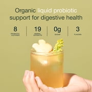 Nuzest - Inner Biome Blend – Prebiotic, Probiotic & Postbiotic Liquid Drink Mix – Microbiome Support - Vegan - Organic - Ginger Flavour - 16.9 fl.oz/ 500ml