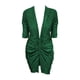 thumbnail image 1 of Gibobby Vestido sexy para mujer corto Mujeres Sexy Lentejuelas Cuello en V Manga larga Autocultivo Vestidos Delgado Elegante Vestido de fiesta para mujer(Verde,M), 1 of 4