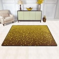 thumbnail image 2 of Dreamtimes Gold Sequins Glitters Sparkles Non-Slip Area Rug Bling Floor Carpet Comfort Floor Mats Decor for Indoor Front Porch,Living Room, Bedroom,Kitchen, 36"x24", 2 of 5
