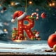 thumbnail image 1 of Adornos Navideños Colgantes con 26 Letras para Árbol de Navidad, Adornos Navideños Personalizados para Hacer Tú Mismo, Decoración Navideña, Decoración Colgante para Árbol de Navidad., 1 of 5