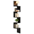 thumbnail image 4 of VASAGLE Estantería Esquinero, Estante de Pared flotante de 5 Niveles con Diseño en Zigzag,  Negro, 4 of 8