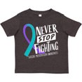 thumbnail image 3 of Inktastic Never Stop Fighting Suicide Prevention Awareness Ribbon Boys or Girls Toddler T-Shirt, 3 of 5