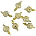 thumbnail image 5 of Northlight 8ct Gold Shatterproof Finial Christmas Ornaments, 4.75", 5 of 5