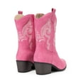 thumbnail image 5 of DREAM PAIRS Cowboy Boots for Women, Mid Calf Cowgirl Boots with Embroidery Round Toe Western Chunky Low Heel Shoes, 5 of 5