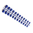 thumbnail image 2 of Vogacara 24 piezas de accesorios de manicura para uñas falsas, accesorios para mujeres, decoraciones para manos, uñas postizas Juegos de manicura Azul Vogacara CE011421-04, 2 of 6