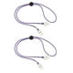 thumbnail image 5 of 2 Piezas Flexible Bib Cadenas de Servilletas Titular de Comida Papel Toalla Clip Púrpura Colcomx Servilletero de comida, 5 of 7