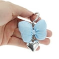thumbnail image 4 of Unique Bargains 1 Pc Handbag Charms Keychains Stylish Bow Heart Bag Accessories Blue, 4 of 5