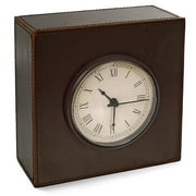 Leather Table Clock