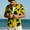 Yellow-13, variant on Button Down Shirts for Men Short Sleeve Pattern Printing Shirts Sumtumn Hawaiian Tops